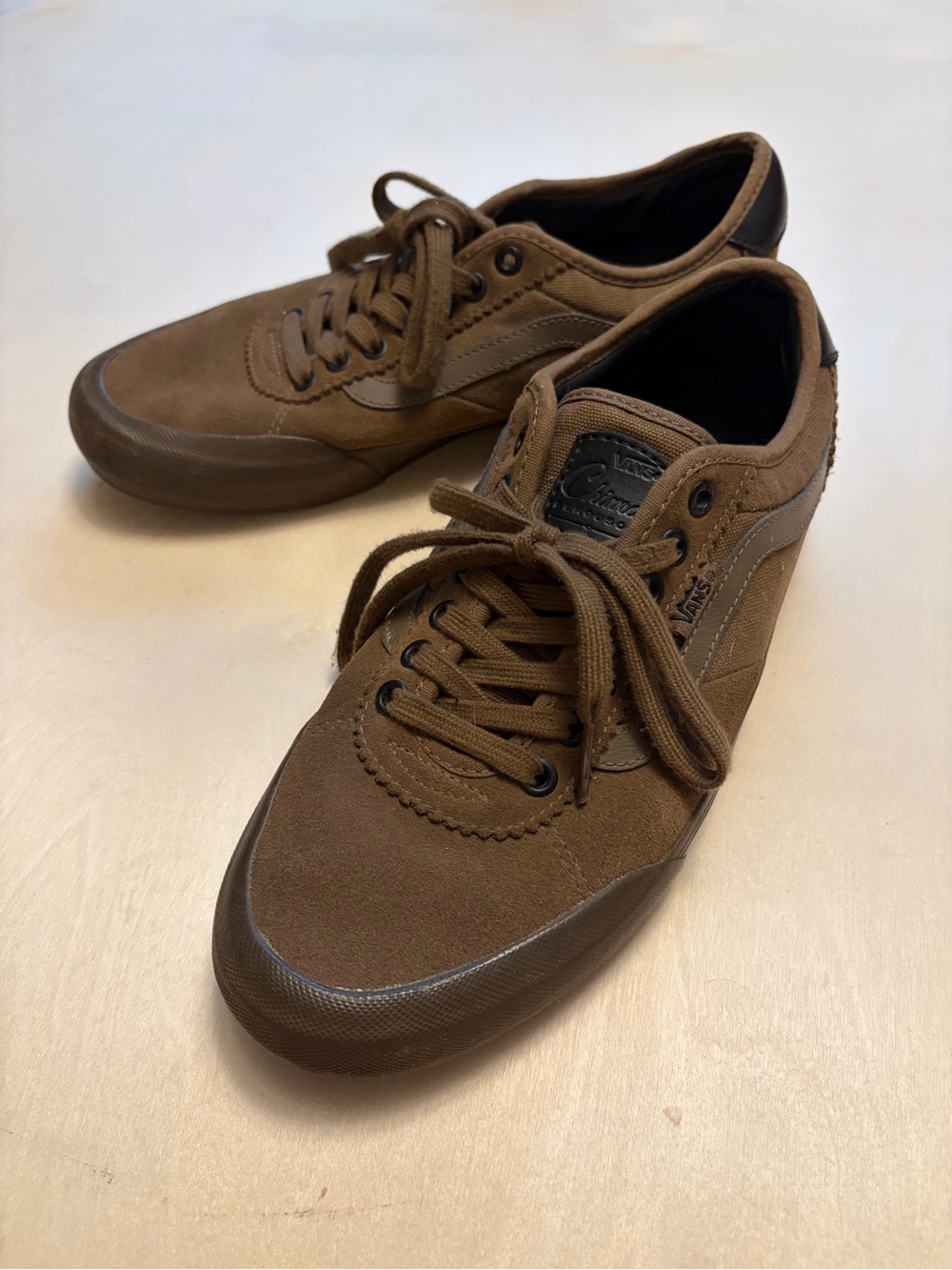Vans Chima Ferguson Pro “Cub/Dark Gum” Canvas Low-Top Sneakers, Size 8M/9.5W